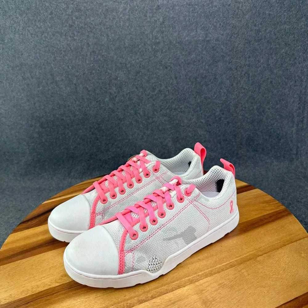 ALTAMA Urban Assault Low Sneaker Mens Sz 6 Alpine Camo Breast Cancer Awareness